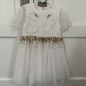 Mini Boden swan lake Christmas dress